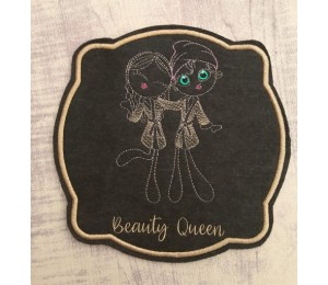 Stickdatei - Beauty Girls - Lockenwickler